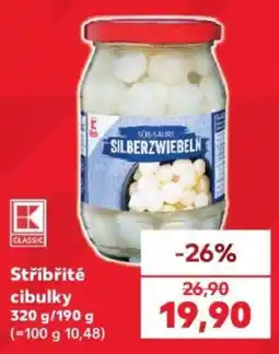 Kaufland K-Classic stříbřité cibulky nabídka