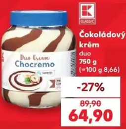 Kaufland K-Classic čokoládový krém duo nabídka