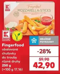 Kaufland K Classic fingerfood mozzarella-sticks nabídka