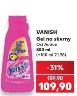 Kaufland Vanish Gel na skvrny Oxi Action nabídka