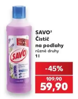 Kaufland Savo čistič na podlahy nabídka