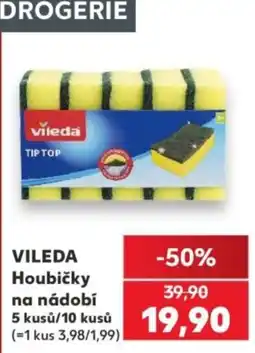 Kaufland Vileda houbičky na nádobí nabídka