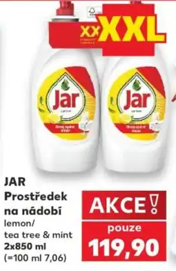 Kaufland Jar prostředek na nádobí lemon/tea tree & mint nabídka