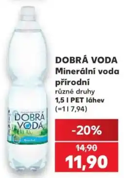 Kaufland Dobrá voda nabídka