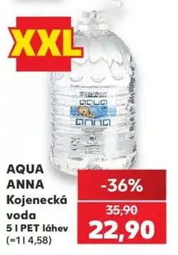 Kaufland Aqua anna kojenecká voda nabídka
