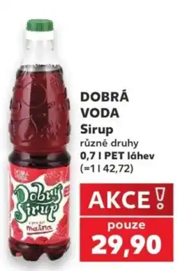 Kaufland Dobrá Voda Sirup nabídka