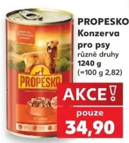 Kaufland Propesko konzerva pro psy nabídka
