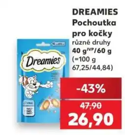 Kaufland Dreamies Pochoutka pro kočky nabídka