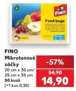 Kaufland Fino mikrotenové sáčky nabídka