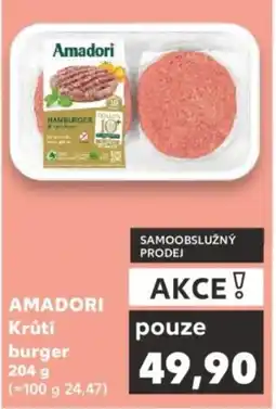 Kaufland Amadori krůtí burger nabídka