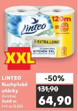 Kaufland Linteo kuchyňské utěrky nabídka