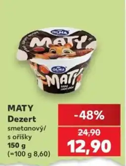 Kaufland Olma maty dezer s oříšky nabídka
