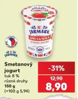 Kaufland Jarmark smetanový jogurt nabídka