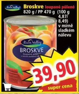 Norma Broskve loupané půlené nabídka
