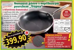 Norma Nerezové pánve s nepřilnavým povrchem „Tropea“ nabídka