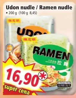Norma Udon nudle / Ramen nudle nabídka