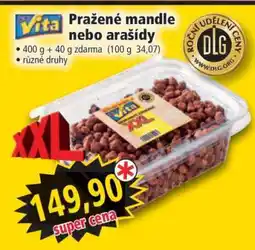 Norma Pražené mandle nebo arašídy nabídka