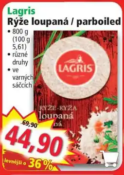 Norma Lagris Rýže loupaná / parboiled nabídka