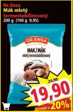 Norma Dr.Ensa Mák mletý termostabilizovaný nabídka