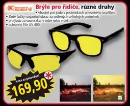 Norma Brýle pro řidiče, různé druhy nabídka