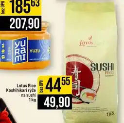 Jip Lotus Rice Koshihikari rýže na sushi 1 kg nabídka