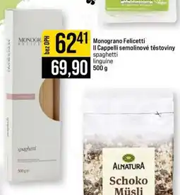 Jip Monograno Felicetti Il Cappelli semolinové těstoviny nabídka