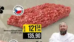 Jip Hovězí a vepřové mleté mix 20 % tuku nabídka
