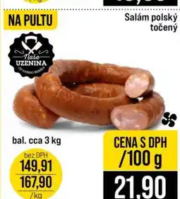 Jip Salám polský točený nabídka