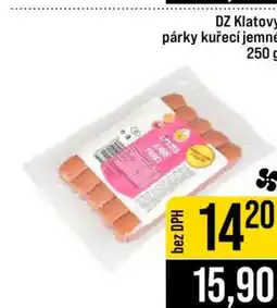 Jip DZ Klatovy párky kuřecí jemné nabídka