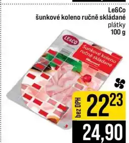 Jip Le&Co šunkové koleno ručně skládané nabídka