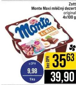 Jip Zott Monte Maxi mléčný dezert nabídka