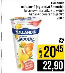 Jip Hollandia ochucené jogurtové Smoothie nabídka
