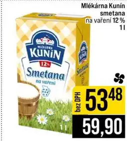 Jip Mlékárna Kunín Smetana nabídka