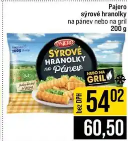 Jip PAJERO Sýrové hranolky nabídka