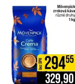 Jip Mövenpick zrnková káva nabídka
