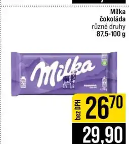 Jip Milka Čokoláda nabídka