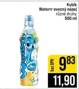 Jip Kubík Waterrr ovocný nápoj nabídka