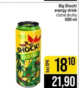 Jip Big Shock energy drink nabídka
