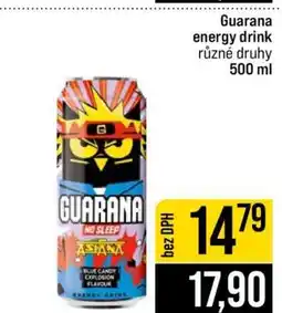 Jip GUARANA ENERGY DRINK nabídka
