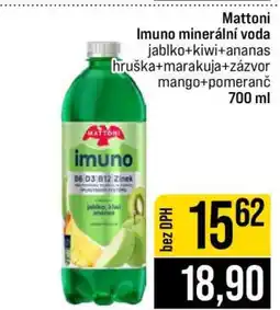 Jip MATTONI IMUNO Minerální voda nabídka