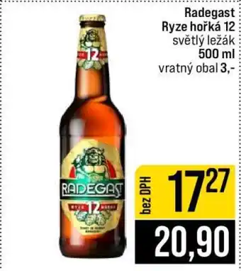 Jip Radegast Ryze Hořká 12 nabídka