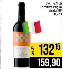 Jip Casino Nitti Primitivo Puglia nabídka