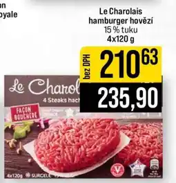 Jip Le Charolais Hamburger hovězí nabídka