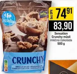 Jip Sensation Crunchy müsli nabídka
