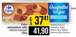 Jip Extra polomáčené rolky mléčná čokoláda 125 g nabídka