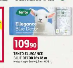 Trefa TENTO ELLEGANCE BLUE DECOR 16x 18 m toaletní papír nabídka