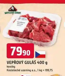 Trefa VEPŘOVÝ GULÁŠ 400 g kostky nabídka
