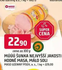 Trefa ŠUNKA NEJVYŠŠÍ JAKOSTI nabídka