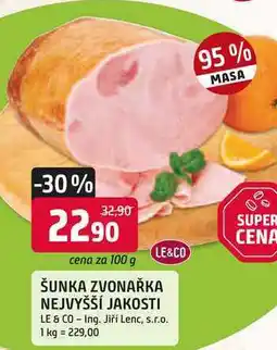 Trefa LE&CO ŠUNKA ZVONAŘKA nabídka
