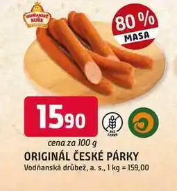 Trefa ORIGINÁL ČESKÉ PÁRKY nabídka